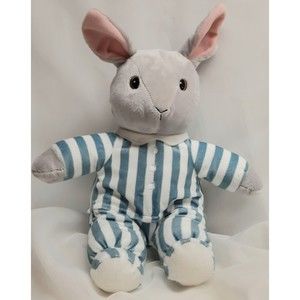 Kohls Cares Goodnight Moon Bunny Rabbit in Striped Pajamas Plush 15"